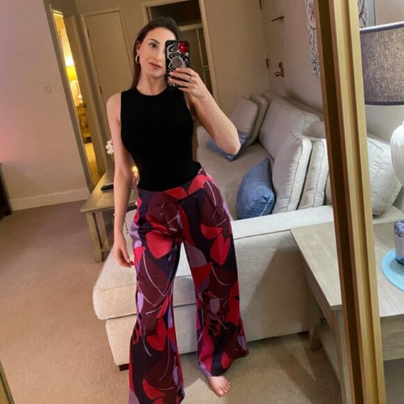 HUTCH Petite Printed Wide Leg Pant SP & MP - Picture 5 of 16